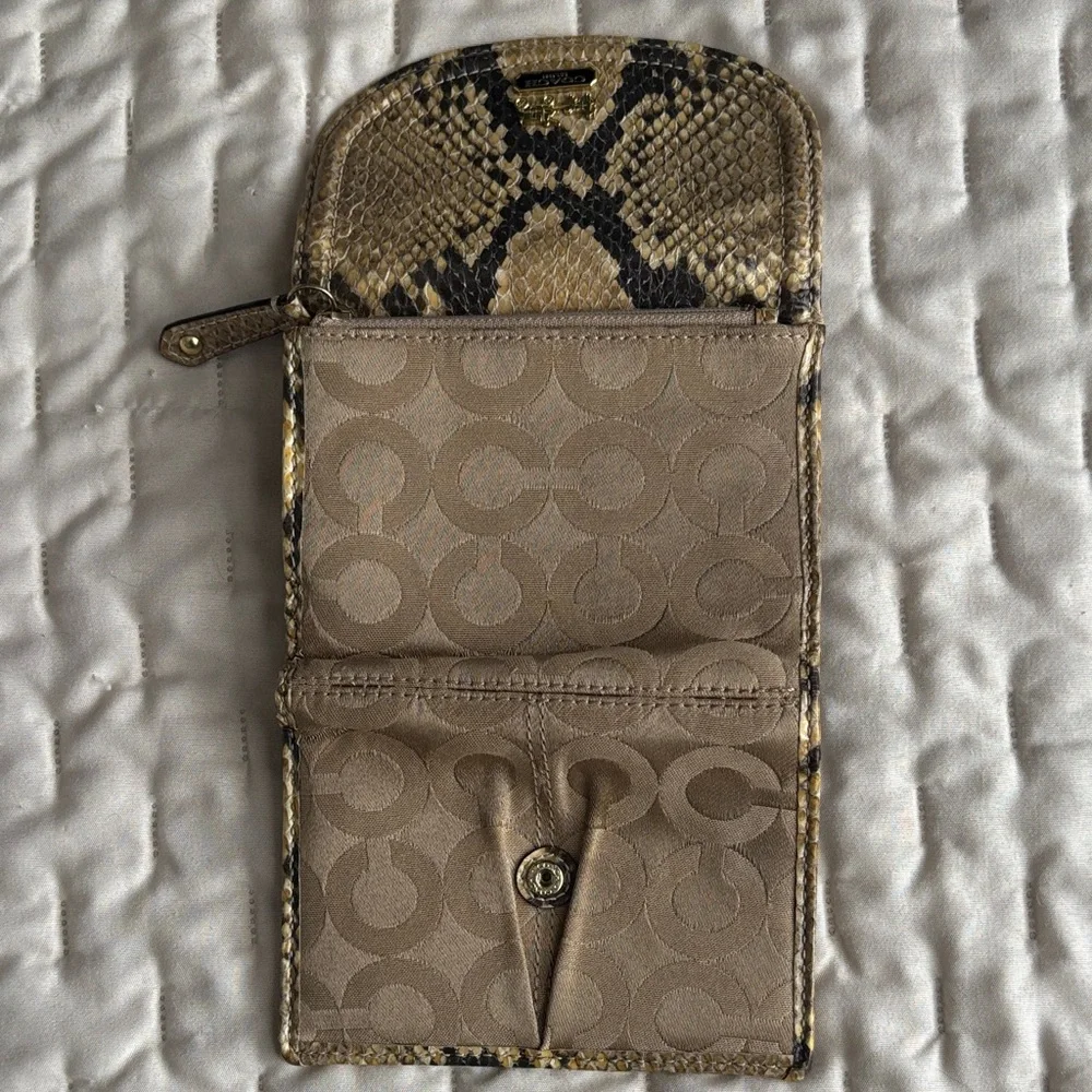 Coach Madison Python Wallet - Picture 12 of 16